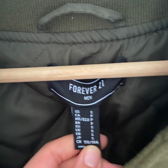 Forever 21 Varsity Bomber Jacket - Picture 3 of 5